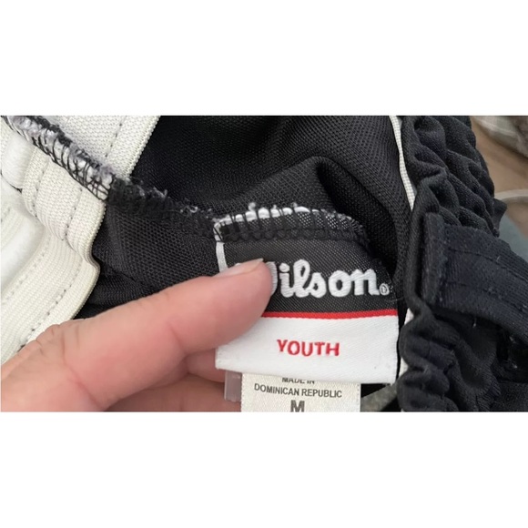 Wilson Baseball Pants Boys Size Medium Black, Knicker Length - Picture 6 of 9
